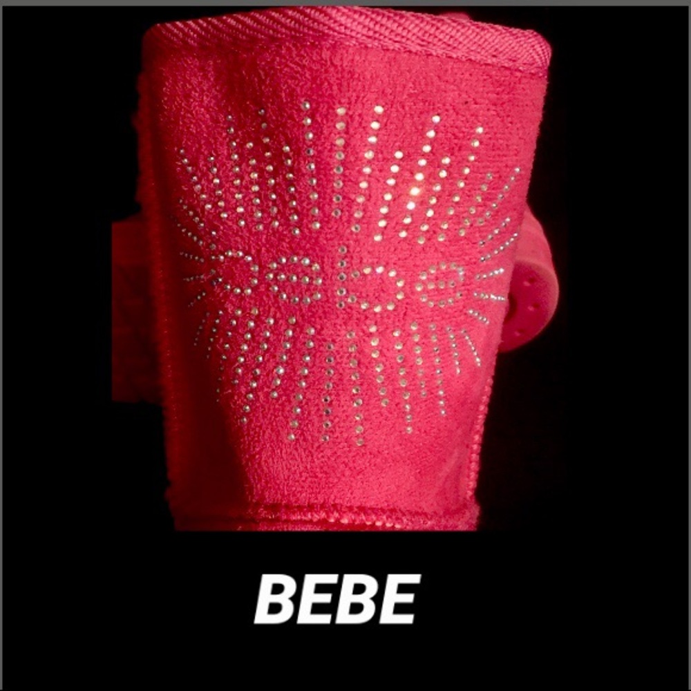 BEBE GIRLS RHINESTONE LOGO BOOT - Picture 2 of 8